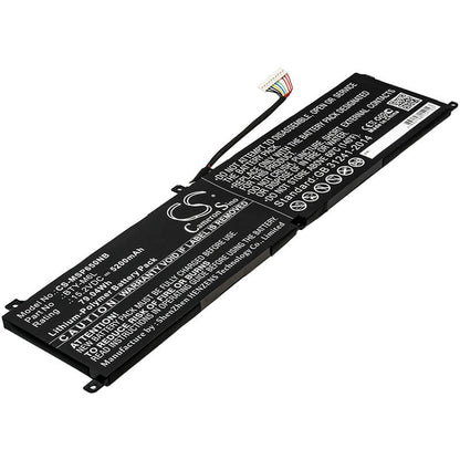 15.2V, 5200mAh, Li-Polymer Battery fits Msi, Gs65, Gs65 Stealth Thin, 79.04Wh