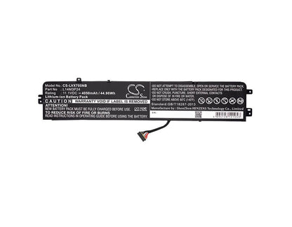 11.1V, 4050mAh, Li-ion Battery fits Lenovo, Ideapad 700, Ideapad 700-15, 44.955Wh