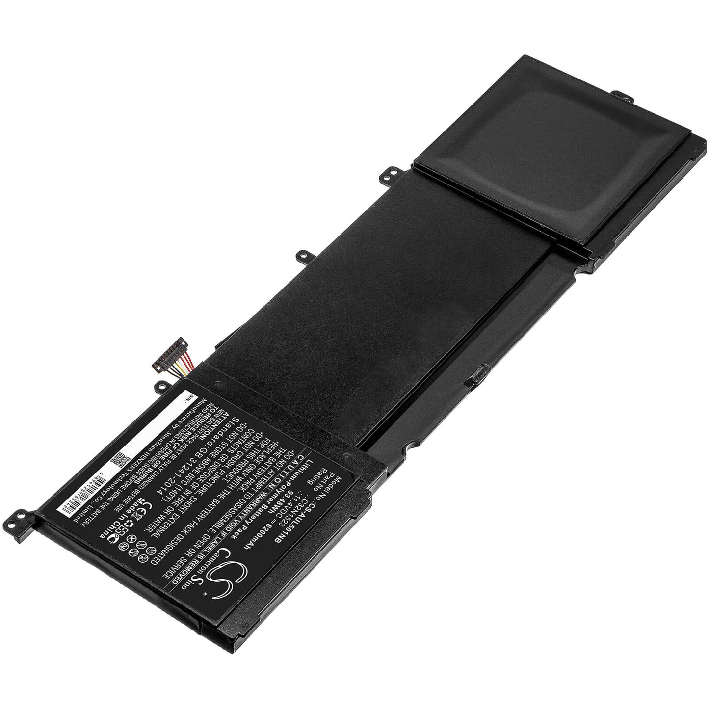 11.4V, 8200mAh, Li-Polymer Battery fits Asus, N501l, Ux501vw-f1020, 93.48Wh