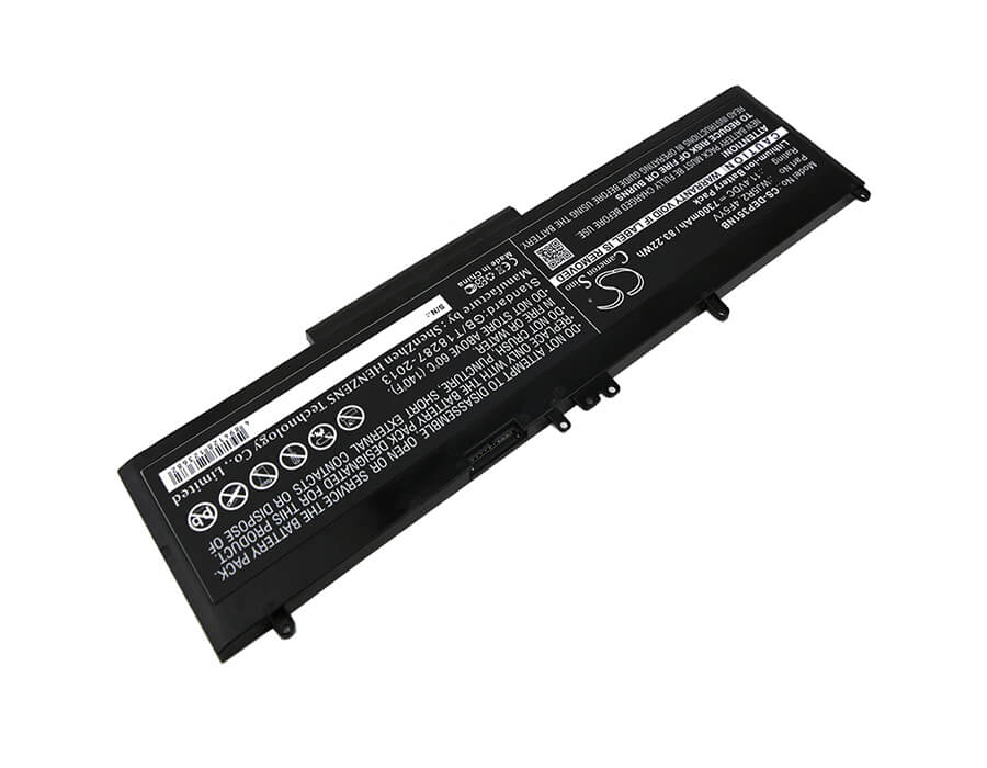 11.4V, 7300mAh, Li-ion Battery fits Dell, Latitude E5570, Precision 3510, 83.22Wh