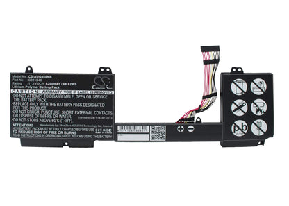 11.1V, 6200mAh, Li-Polymer Battery fits Asus, G46, G46ei363vm, 68.82Wh