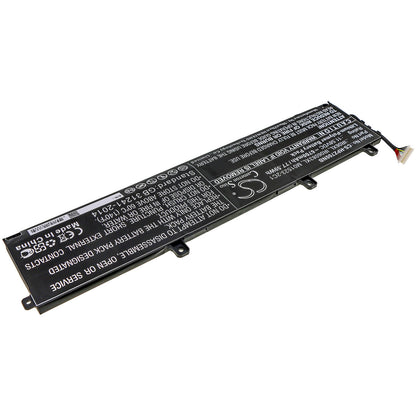 11.58V, 6700mAh, Li-Polymer Battery fits Hp, Zbook Power G7, 77.586Wh