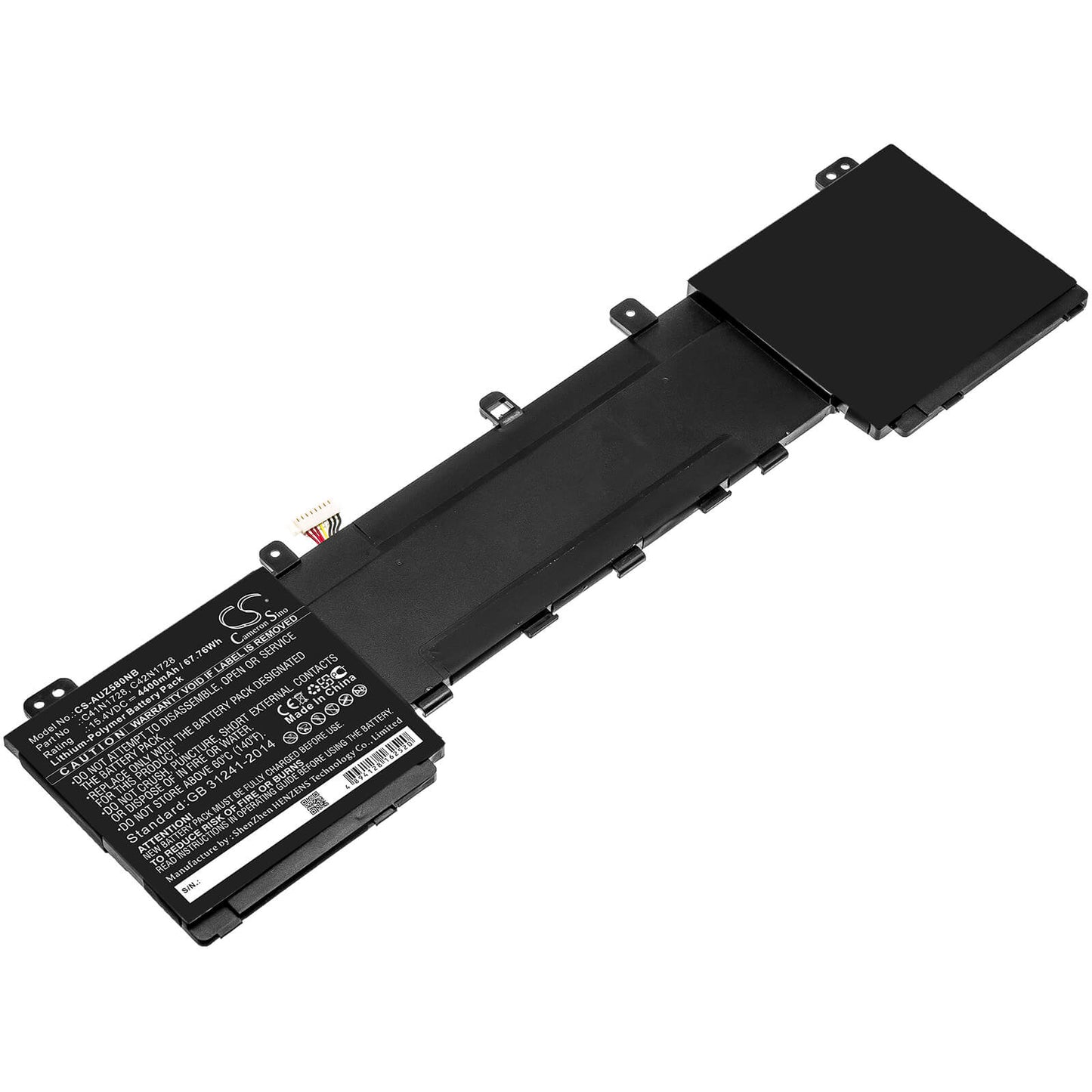15.4V, 4400mAh, Li-Polymer Battery fits Asus, 5500ve, Ux550gd, 67.76Wh