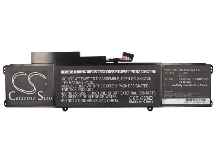 14.8V, 4600mAh, Li-Polymer Battery fits Dell, 421x-1046, Studio Xps 14, 68.08Wh