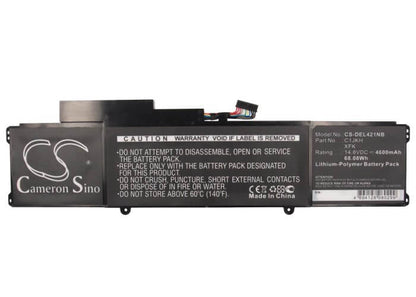 14.8V, 4600mAh, Li-Polymer Battery fits Dell, 421x-1046, Studio Xps 14, 68.08Wh