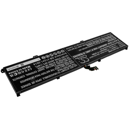 15.36V, 5050mAh, Li-Polymer Battery fits Lenovo, Thinkpad X1 Extreme Gen 3, Thinkpad X1 Extreme Gen 3 20tk, 77.568Wh