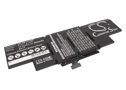 10.95V, 8600mAh, Li-Polymer Battery fits Apple, Macbook Pro Core I7 2.3 15" Re, Macbook Pro Core I7 2.4 15" Re, 94.17Wh