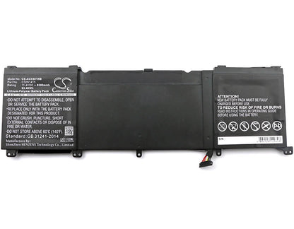 11.4V, 8200mAh, Li-Polymer Battery fits Asus, G501jw, G501jw-bhi7n12, 93.48Wh