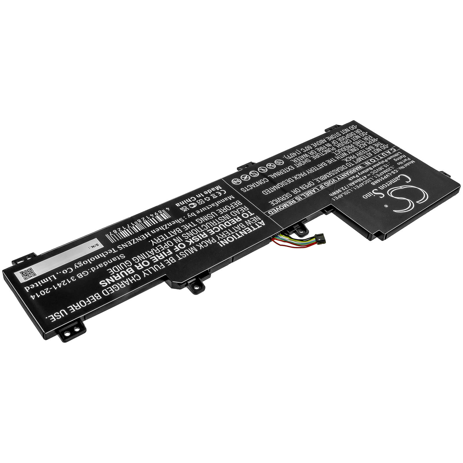 15.36V, 4750mAh, Li-Polymer Battery fits Lenovo, Ideapad 5 Pro, Ideapad 5 Pro-16ach6, 72.96Wh