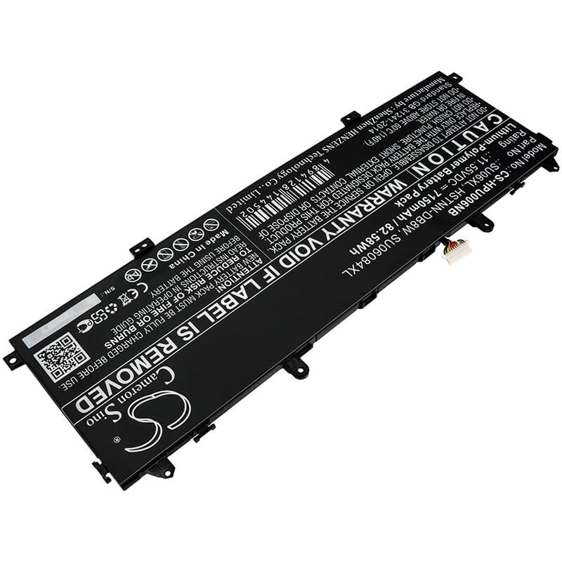 11.55V, 7150mAh, Li-Polymer Battery fits Hp, Spectre X360 15-df0000, Spectre X360 15-df0000nf, 82.5825Wh
