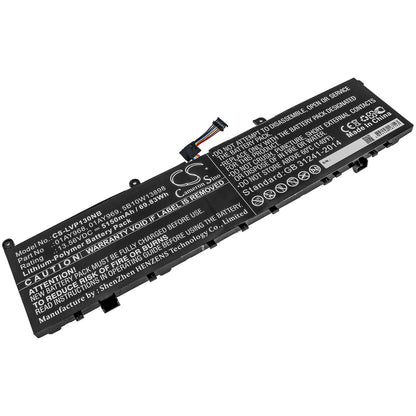 13.56V, 5150mAh, Li-Polymer Battery fits Lenovo, Thinkpad P1, Thinkpad P1 (20md0001ge), 69.834Wh