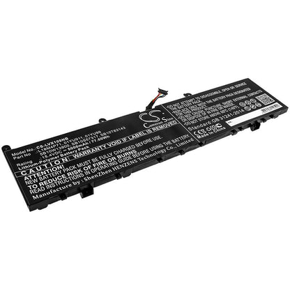 15.4V, 5000mAh, Li-Polymer Battery fits Lenovo, Thinkpad P1 2019, Thinkpad P1 2019 20qta000cd, 77Wh