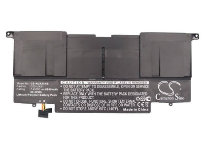 7.4V, 6800mAh, Li-Polymer Battery fits Asus, Ux31, Ux31 Ultrabook, 50.32Wh