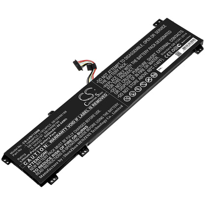 15.36V, 5250mAh, Li-Polymer Battery fits Lenovo, Legion 5 15arh05, Legion 5 15imh05h, 80.64Wh