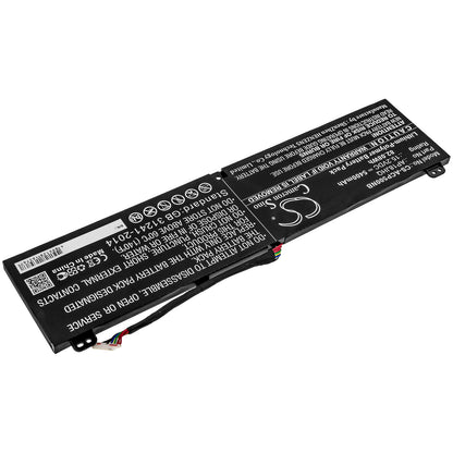 15.2V, 5400mAh, Li-Polymer Battery fits Acer, Conceptd 7 Cn715-71, Conceptd 7 Cn715-71-708a, 82.08Wh