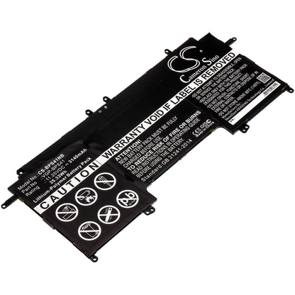 11.25V, 3140mAh, Li-Polymer Battery fits Sony, Svf13n, Svf13n12cw, 35.325Wh