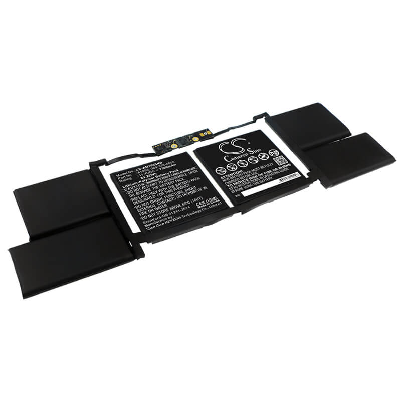 11.4V, 7300mAh, Li-Polymer Battery fits Apple, Macbook Pro 15 Inch Mv912ll/a*, Macbook Pro 15 Inch Touch Bar, 83.22Wh