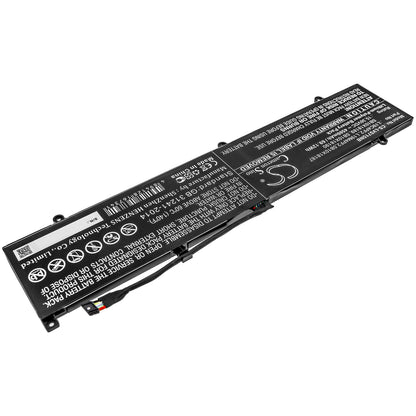 15.36V, 4500mAh, Li-Polymer Battery fits Lenovo, Yoga Slim 7 15, Yoga Slim 7-15imh05, 69.12Wh