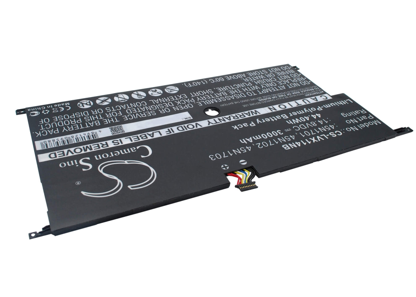 14.8V, 3000mAh, Li-Polymer Battery fits Lenovo, 20a7, 20a8, 44.4Wh