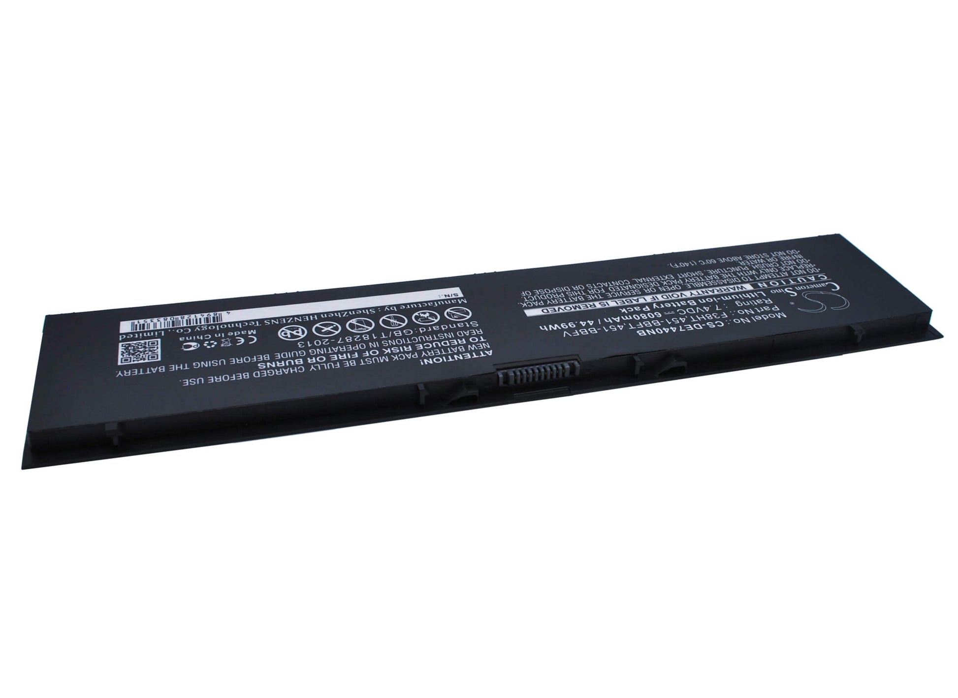 7.4V, 6080mAh, Li-Polymer Battery fits Dell, Latitude 14 7000, Latitude 14 E7440, 44.992Wh