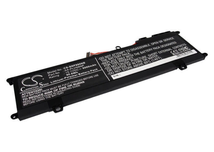 15.1V, 6000mAh, Li-Polymer Battery fits Samsung, 780z5e-s01, Ativ Book 8, 90.6Wh