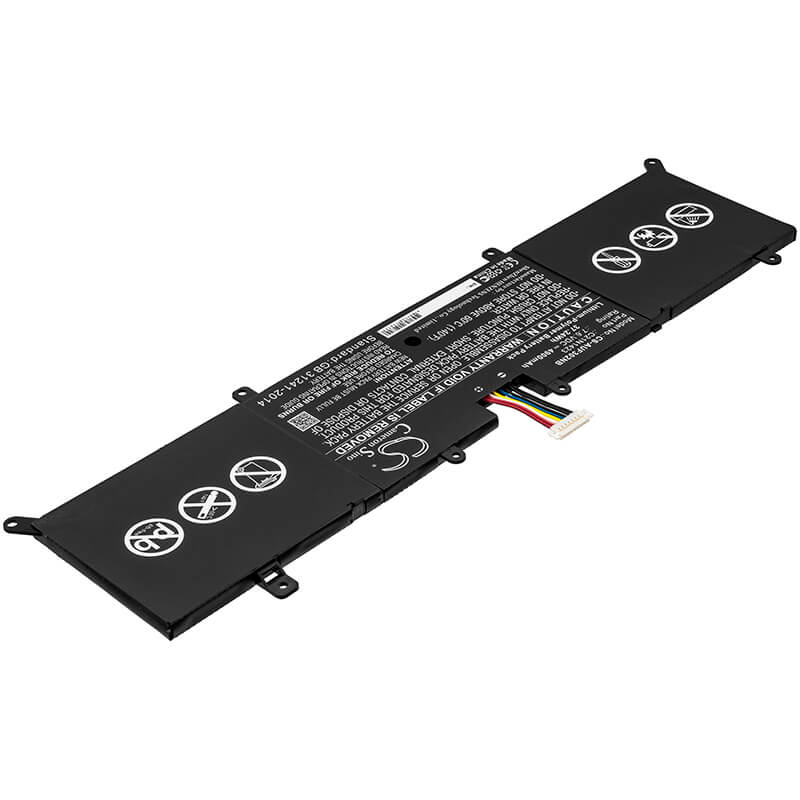 7.6V, 4900mAh, Li-Polymer Battery fits Asus, F302la-fn067h, F302la-fn113t, 37.24Wh