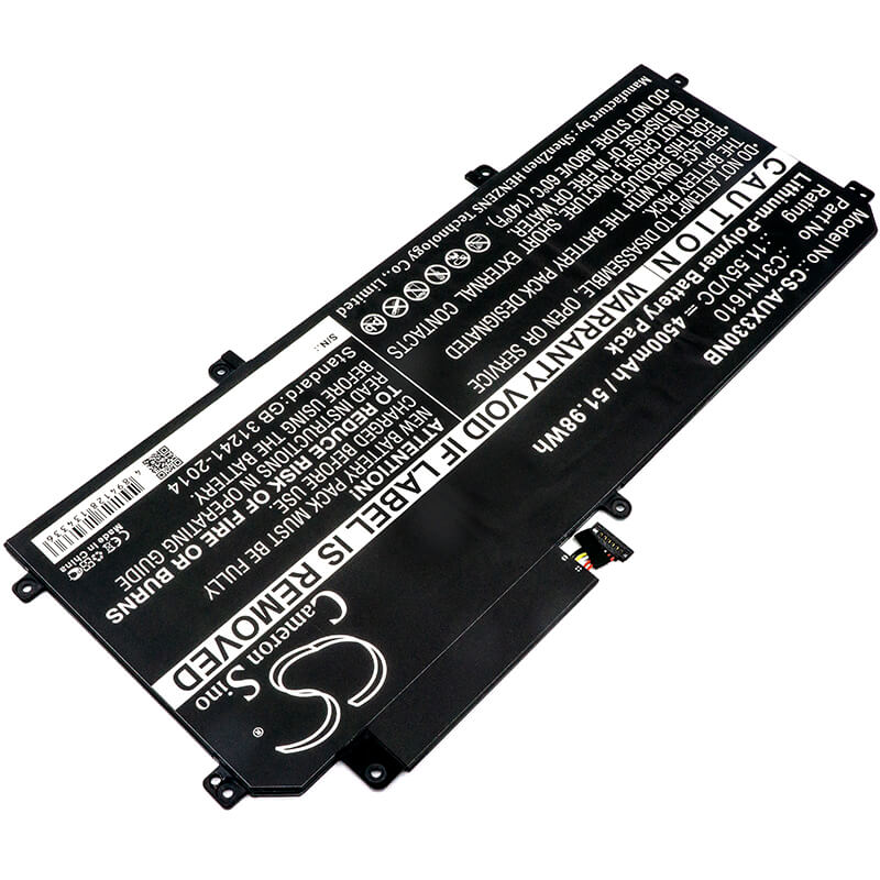 11.55V, 4500mAh, Li-Polymer Battery fits Asus, Ux330, Ux330c, 51.975Wh