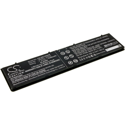 7.4V, 6300mAh, Li-ion Battery fits Dell, Latitude E7250, Latitude E7440, 46.62Wh