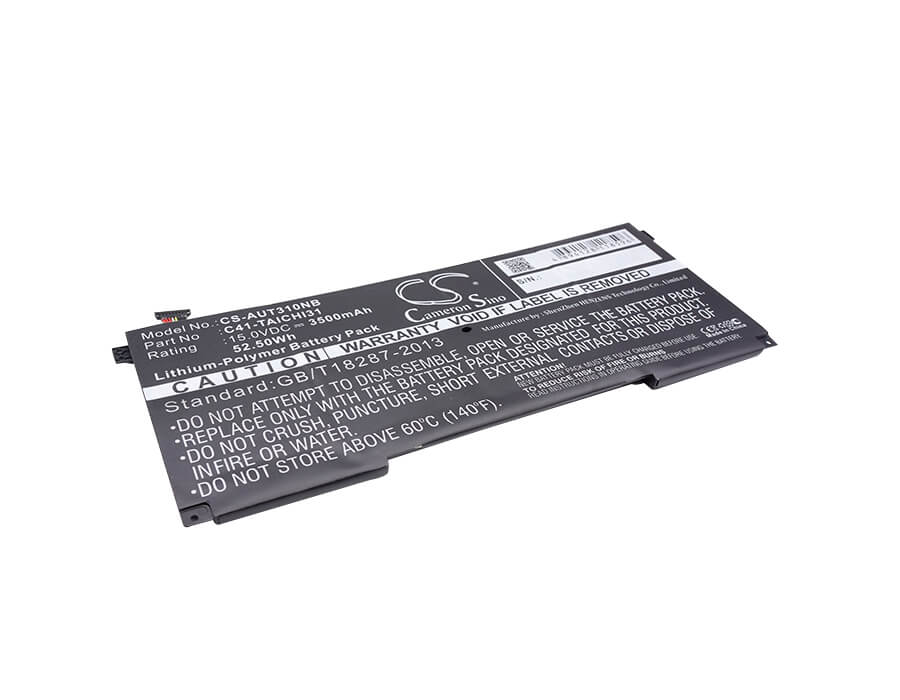 15.0V, 3500mAh, Li-Polymer Battery fits Asus, Taichi 31, Taichi 31 Dh51, 52.5Wh
