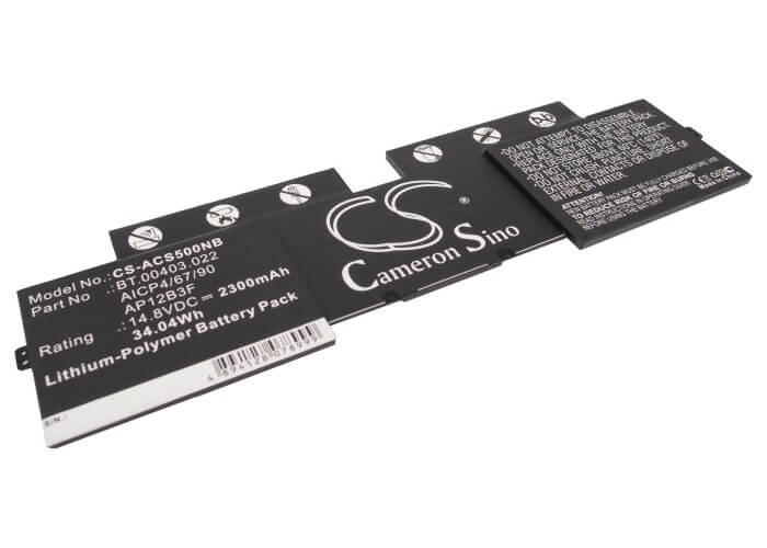 14.8V, 2300mAh, Li-Polymer Battery fits Acer, Aspire S5-391-6495, Aspire S5, 34.04Wh