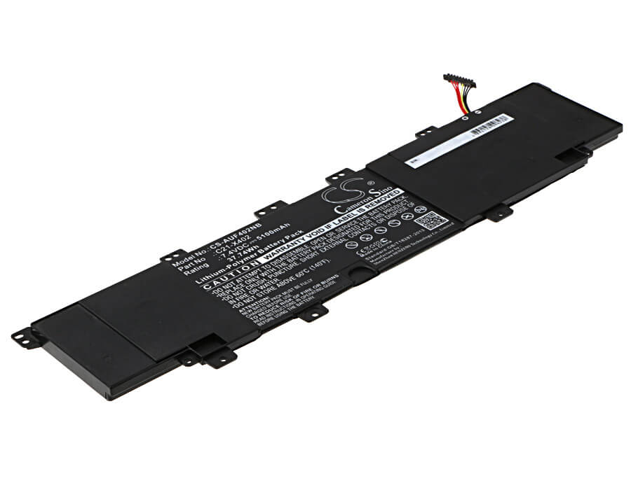 7.4V, 5100mAh, Li-Polymer Battery fits Asus, F402c, F402ca-wx102h, 37.74Wh