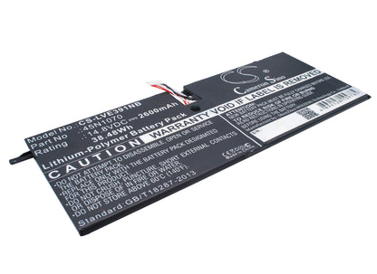 14.8V, 2600mAh, Li-Polymer Battery fits Lenovo, Thinkpad X1 Carbon 3444, Thinkpad X1 Carbon 3444 14", 38.48Wh