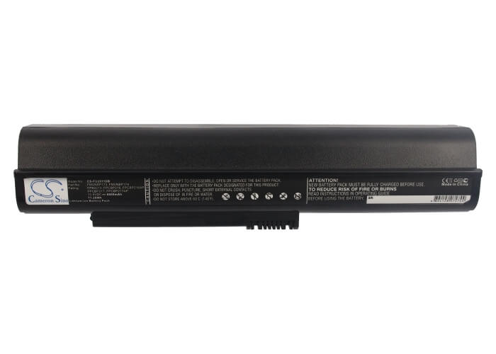 10.8V, 6600mAh, Li-ion Battery fits Fujitsu, Fmv-biblo Loox M/d10, Fmv-biblo Loox M/d15, 71.28Wh