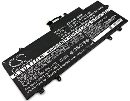 11.4V, 3200mAh, Li-Polymer Battery fits Hp, 14-ak010nr, 14-ak013dx, 36.48Wh