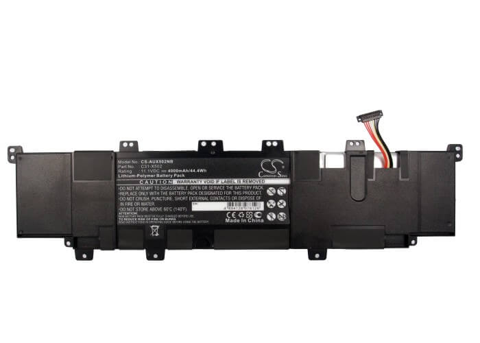 11.1V, 4000mAh, Li-Polymer Battery fits Asus, P500ca, P500ca-1a, 44.4Wh