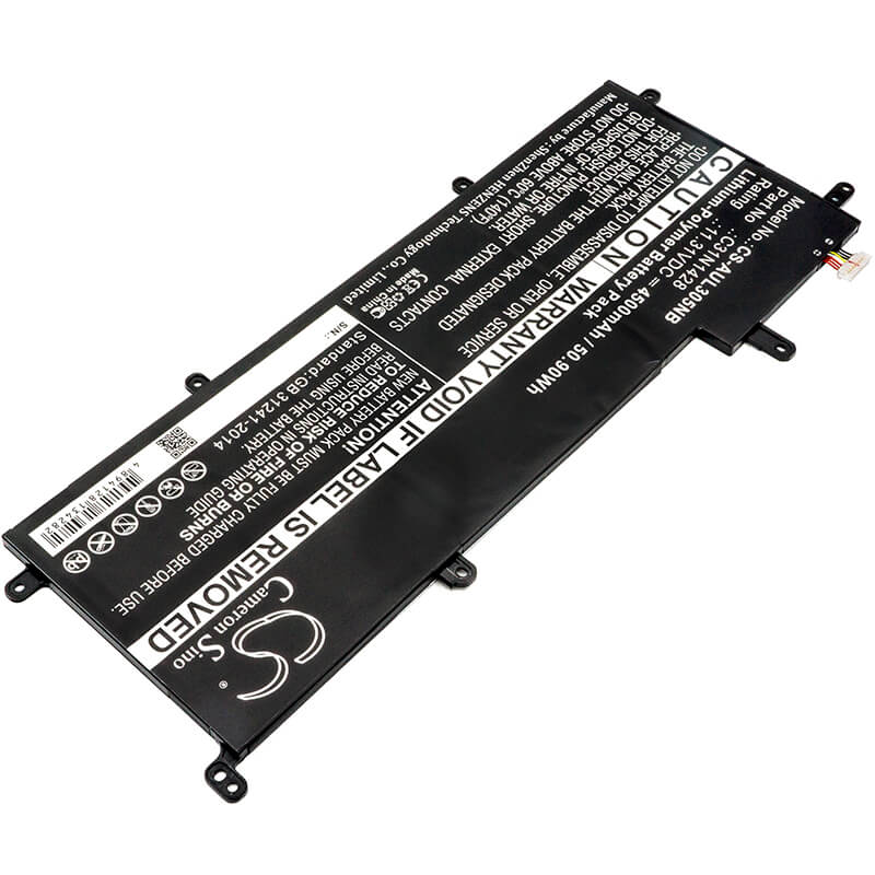11.31V, 4500mAh, Li-Polymer Battery fits Asus, Ux305l, Ux305la, 50.895Wh