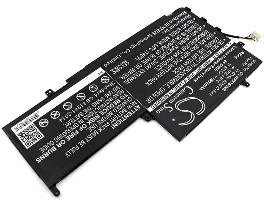 11.55V, 5600mAh, Li-Polymer Battery fits Hp, Gaming Pavilion 15-dk0001ne, Gaming Pavilion 15-dk0003nq, 64.68Wh
