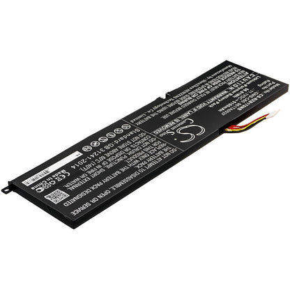 11.1V, 5100mAh, Li-Polymer Battery fits Razer, Blade 17.3 Rz09-0071, Blade Pro 17 2012, 56.61Wh