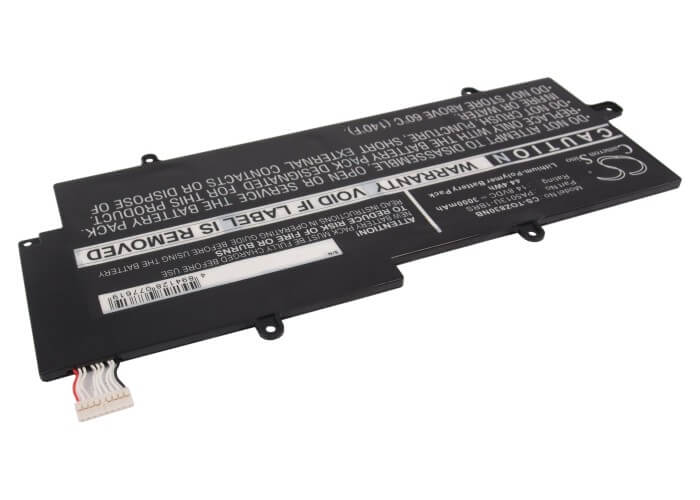 14.8V, 3000mAh, Li-Polymer Battery fits Toshiba, Portege Z830, Portege Z830 Ultrabook, 44.4Wh
