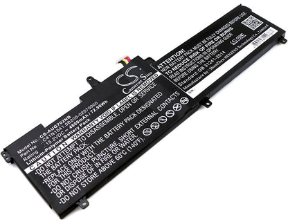 15.2V, 4800mAh, Li-Polymer Battery fits Asus, G702vm, G702vm-gc045t, 72.96Wh