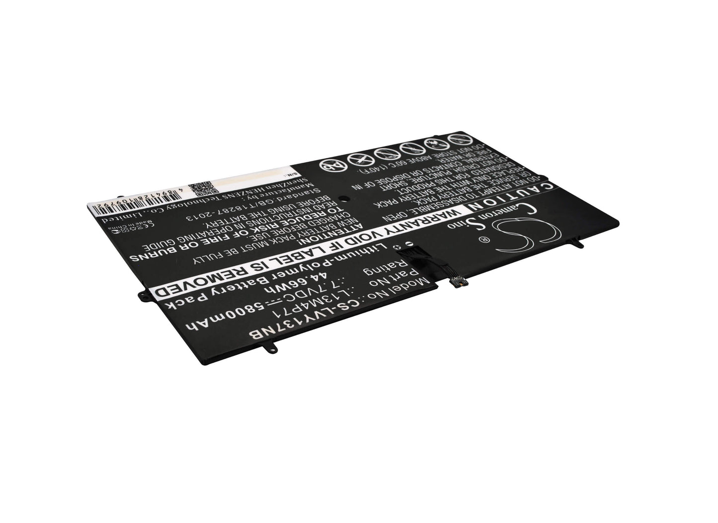7.7V, 5800mAh, Li-Polymer Battery fits Lenovo, Yoga 3 Pro, Yoga 3 Pro 13, 44.66Wh
