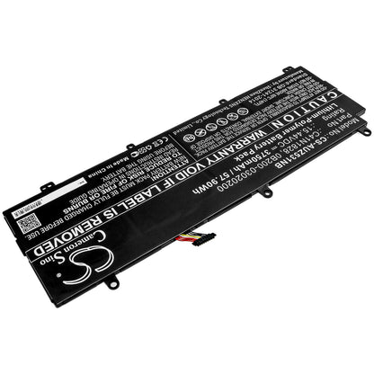 15.44V, 3750mAh, Li-Polymer Battery fits Asus, Gx531gv, Gx531gw, 57.9Wh