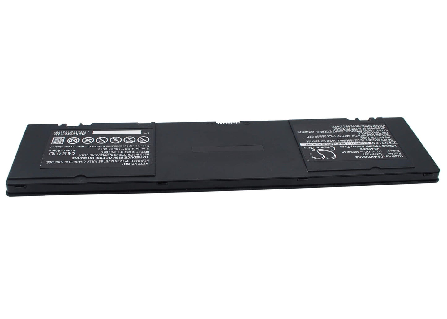11.1V, 3950mAh, Li-Polymer Battery fits Asus, Asuspro Essential Pu401la, Asuspro Pu401, 43.845Wh