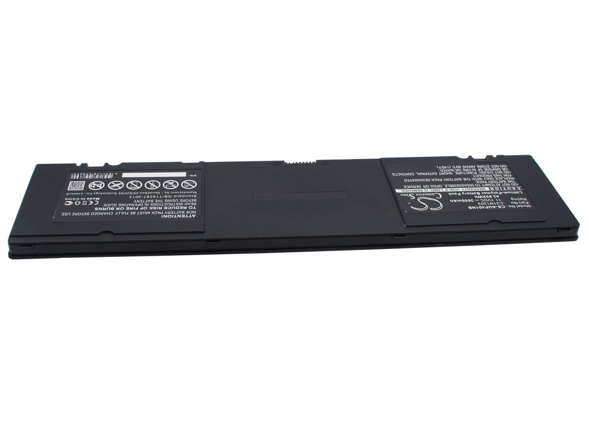 11.1V, 3950mAh, Li-Polymer Battery fits Asus, Asuspro Essential Pu401la, Asuspro Pu401, 43.845Wh