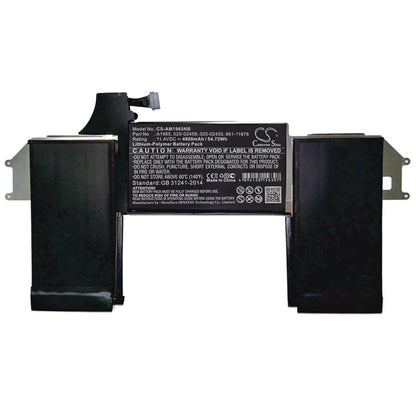 11.4V, 4800mAh, Li-Polymer Battery fits Apple, A1932, Emc3184, 54.72Wh
