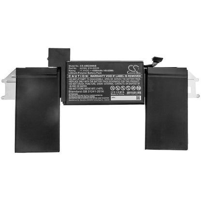 11.4V, 4300mAh, Li-Polymer Battery fits Apple, Macbook Air 13(late 2020), Macbook Air 13-inch A2179 2020, 49.02Wh