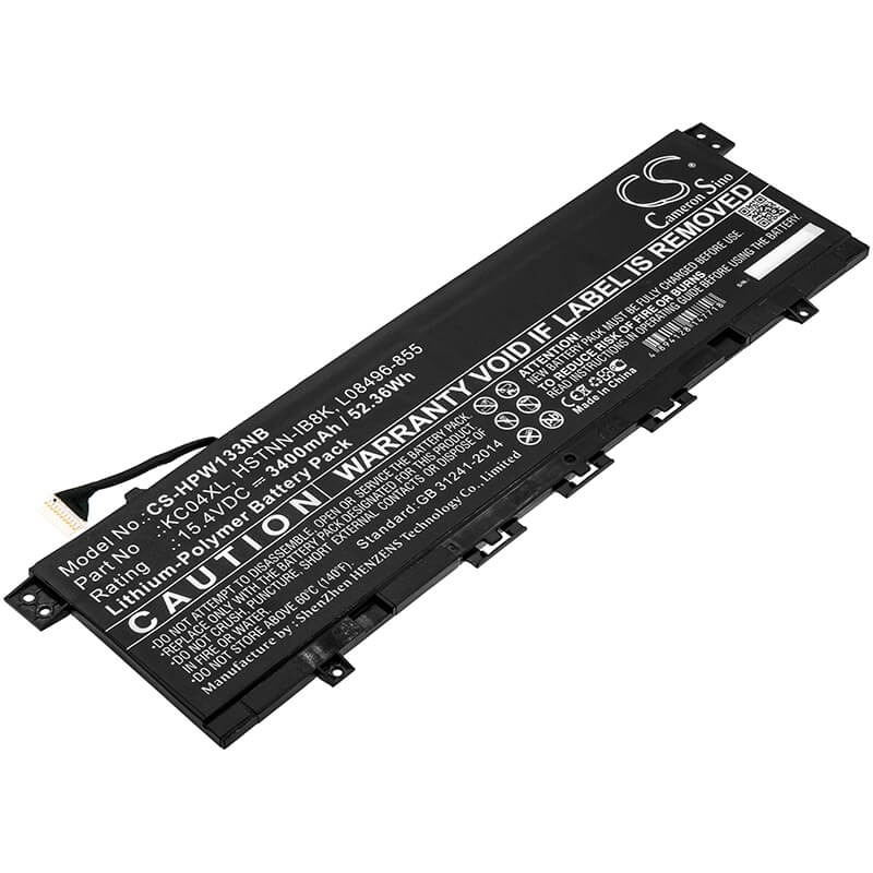 15.4V, 3400mAh, Li-Polymer Battery fits Hp, Envy 13 Ah0001nk, Envy 13-ag0005ng, 52.36Wh