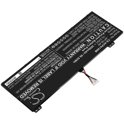 15.20V, 3850mAh, Li-Polymer Battery fits Acer, Nx.vl2cn.001, Nx.vl2cn.002, 58.52Wh