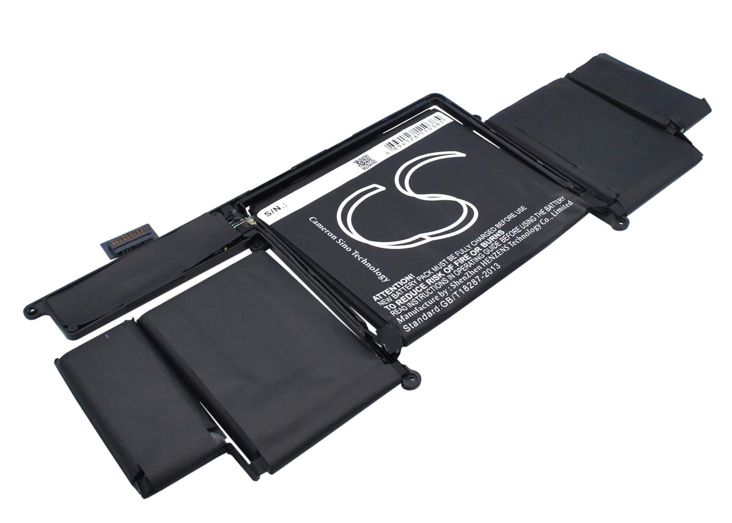 11.43V, 6500mAh, Li-Polymer Battery fits Apple, A1502, Macbook A1502 Battery(2015), 74.295Wh