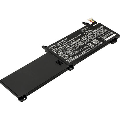 15.4V, 4800mAh, Li-Polymer Battery fits Asus, Gl703gm, Gl703gm-0051a8750h, 73.92Wh